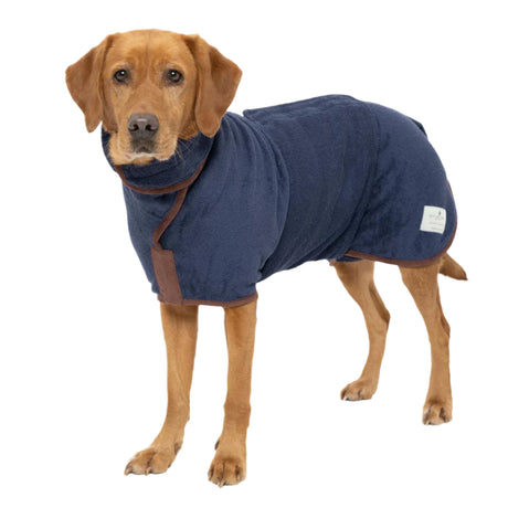 Ruff & Tumble Country Dog Drying Coat #colour_navy