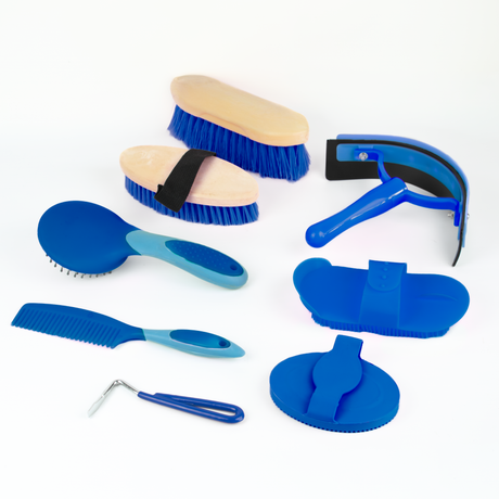 GS Equestrian Blue Grooming Kit #colour_blue