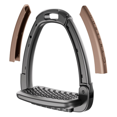 Horsena Swap Stirrup Extra Covers #colour_dark-bronze