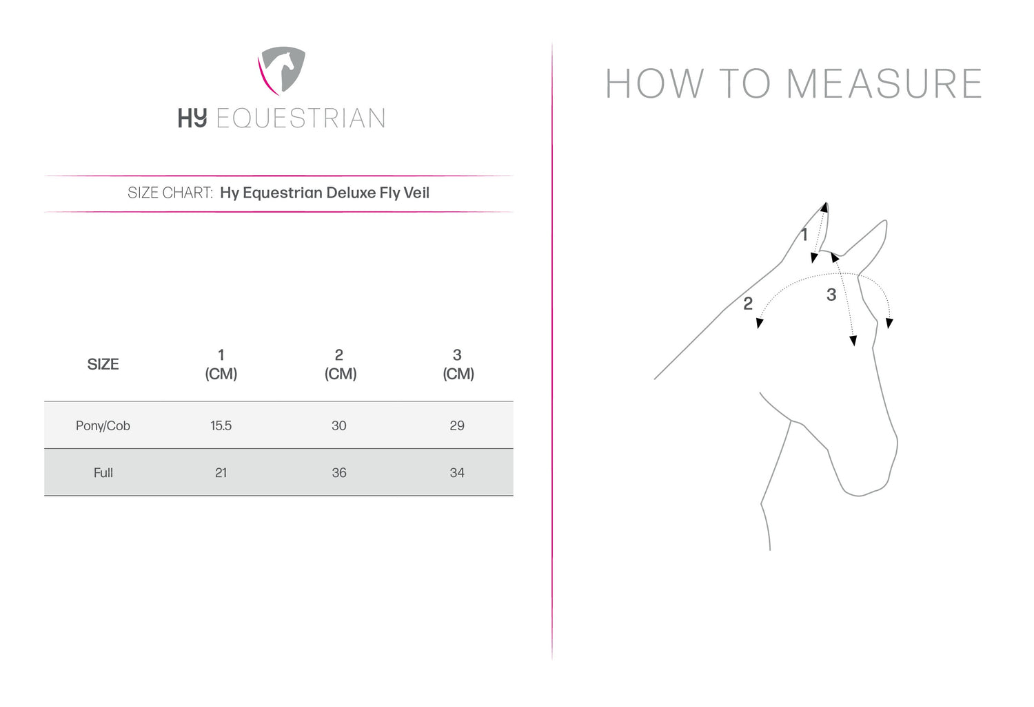 Hy Equestrian Deluxe Fly Veil