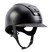 Champion Insight Glitter Round Standard Peak Riding Hat #colour_matt-black-sparkle-black