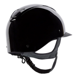 Champion Insight Round Standard Peak Riding Hat #colour_metallic-black