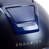 Champion Insight Round Wide Peak Riding Hat #colour_matt-navy