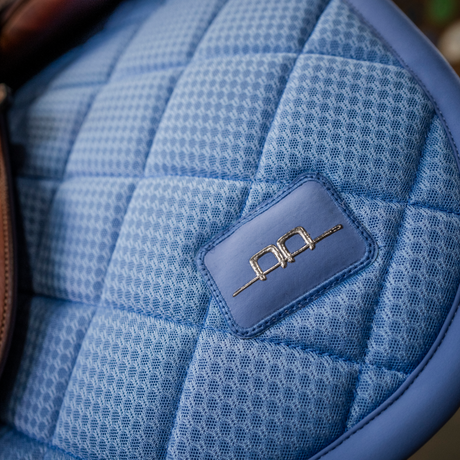 Horseware Ireland Alessandro Albanese Performance Jump Pad #colour_sicilian-blue