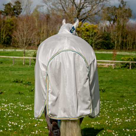 Horseware Ireland Amigo Bug Rug #colour_lunar-rock-navy-lime