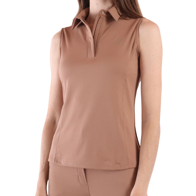 Montar Fiona Sleeveless Polo Shirt #colour_moonstone