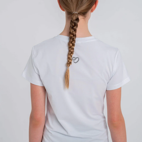 Mochara Childs Premium Cotton Logo T-Shirt #colour_white-grey