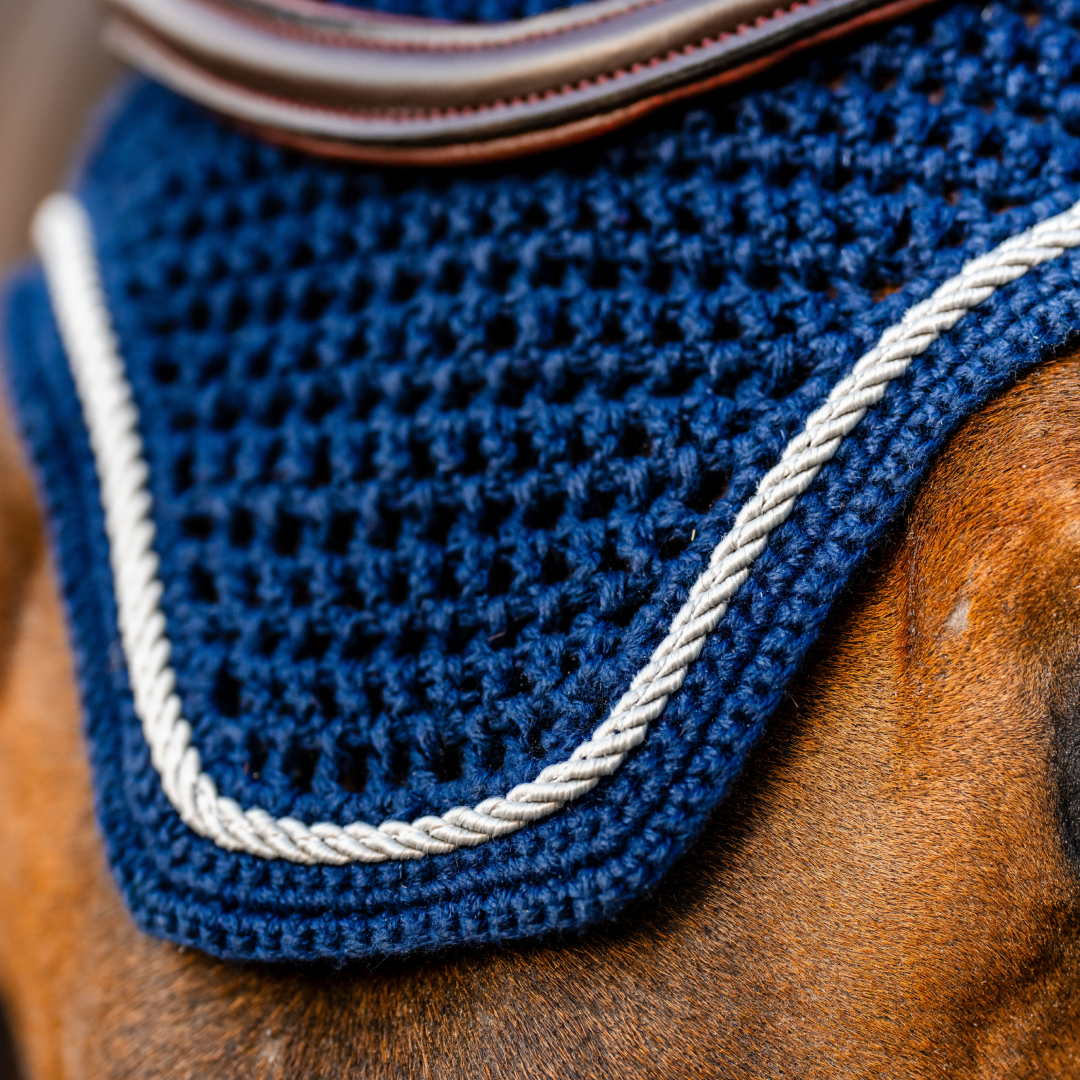 Horseware Ireland Signature Ear Net #colour_navy