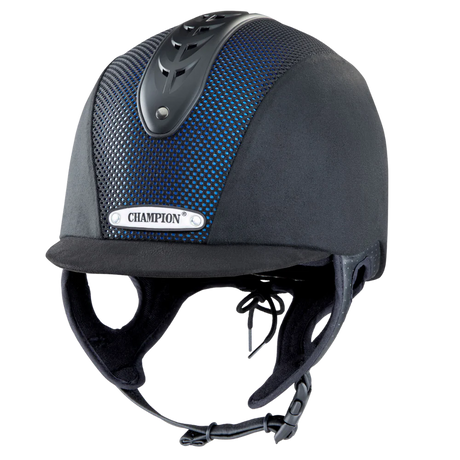 Champion Revolve X-Air Nova Peaked Helmet #colour_black-blue