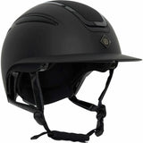 Imperial Riding Olania Deluxe Big Visor Riding Helmet #colour_black-glitter
