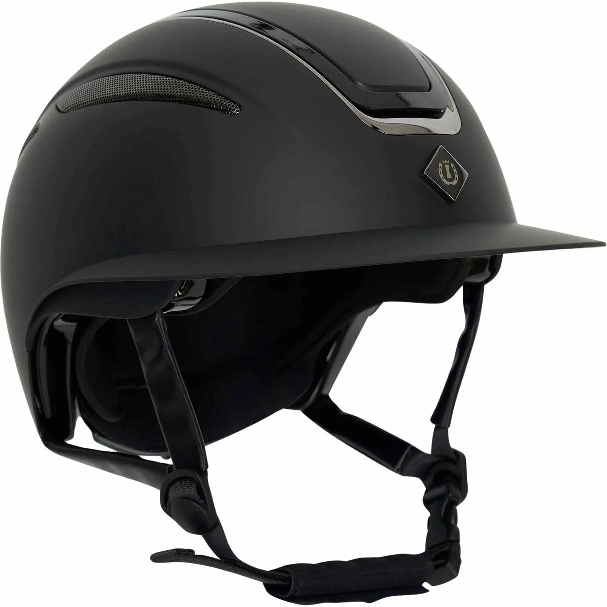 Imperial Riding Olania Deluxe Big Visor Riding Helmet #colour_black