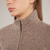 Toggi Ladies Krista Zip Neck Cardigan #colour_honey