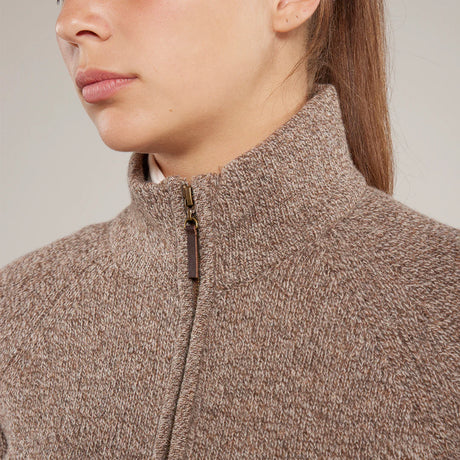 Toggi Ladies Krista Zip Neck Cardigan #colour_honey