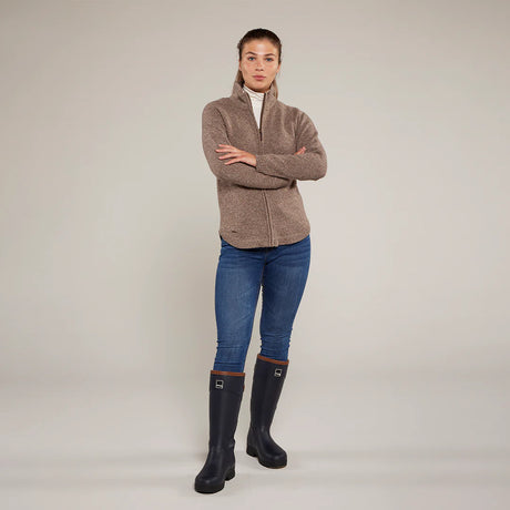 Toggi Ladies Krista Zip Neck Cardigan #colour_honey