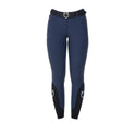 Equestro Women's Full Grip Breeches Equestro X Fise #colour_blue