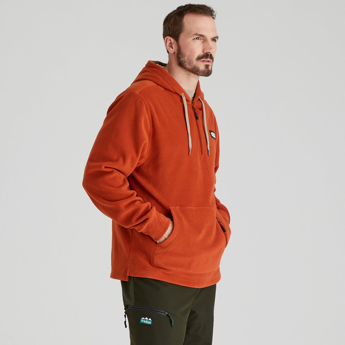 Ridgeline Ballistic Long Sleeved Fleece Hoodie - New #colour_russet