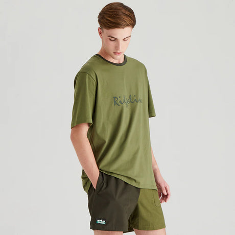 Ridgeline Mens Signature T Shirt #colour_fern-green