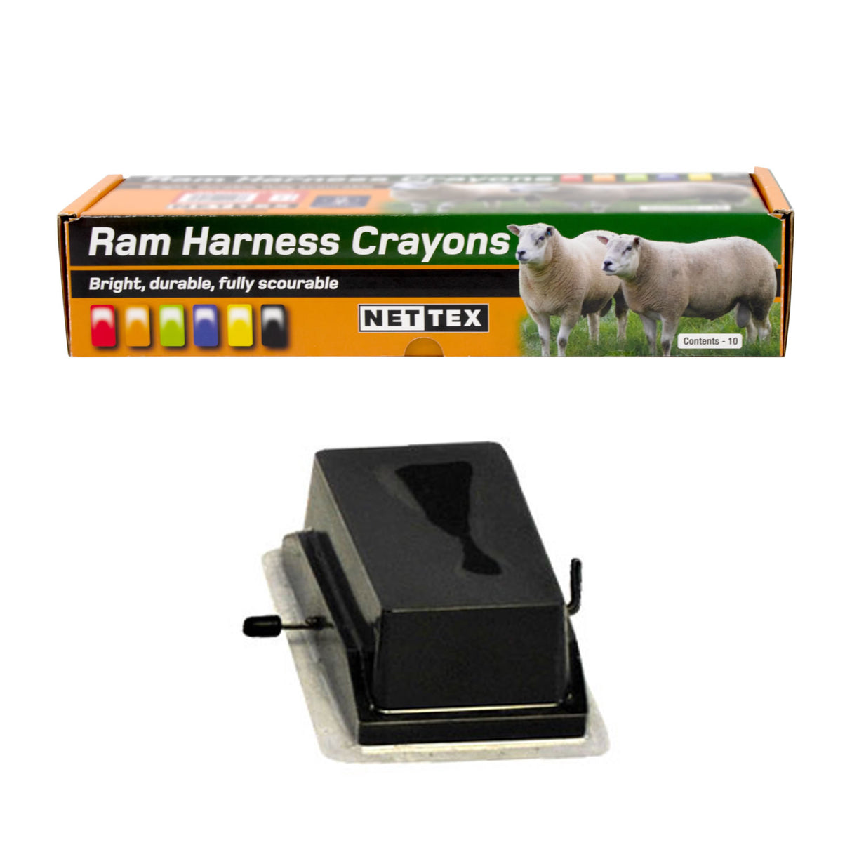 Nettex Agri All Weather Crayons #colour_black