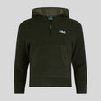 Ridgeline Kids Ballistic Long Sleeved Fleece Hoodie #colour_deep-forest