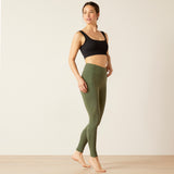 Ariat Women's Breathe Eos Half Grip Recycled Materials Tights #colour_beetle