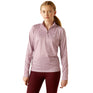 Ariat Youth Sunstopper 3.0 1/4 Zip Baselayer #colour_lavender-mist-tile