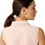 Ariat Women's Prix 3.0 Sleeveless Polo #colour_sepia-rose