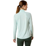 Ariat Women's Sunstopper 3.0 1/4 Zip Baselayer #colour_starlight-blue