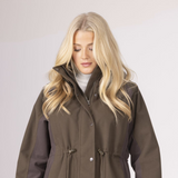 Shires Aubrion Heritage Unisex Full Zip Jacket #colour_dark-olive