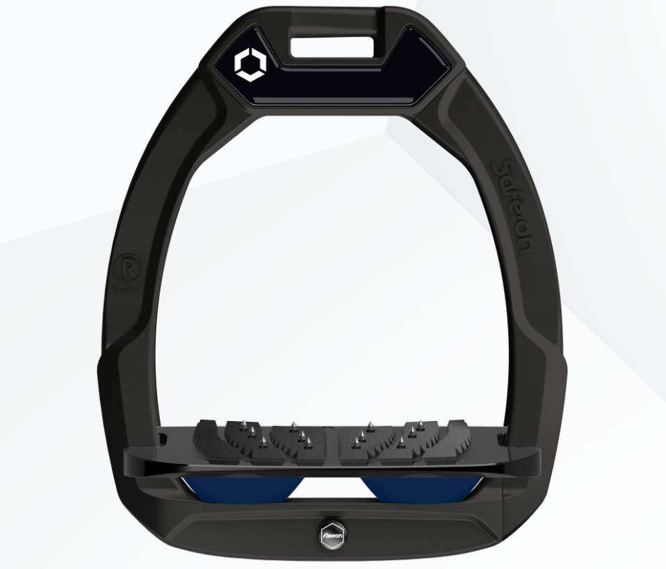 Étriers Flex-On Safe-On inclinés Ultra Grip - Noir/Noir/Marine