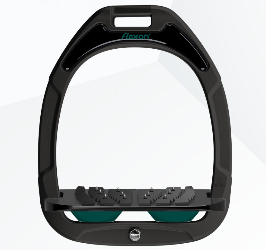 Étriers Flex-On Green composites inclinés Ultra Grip - Noir/Noir/Vert foncé