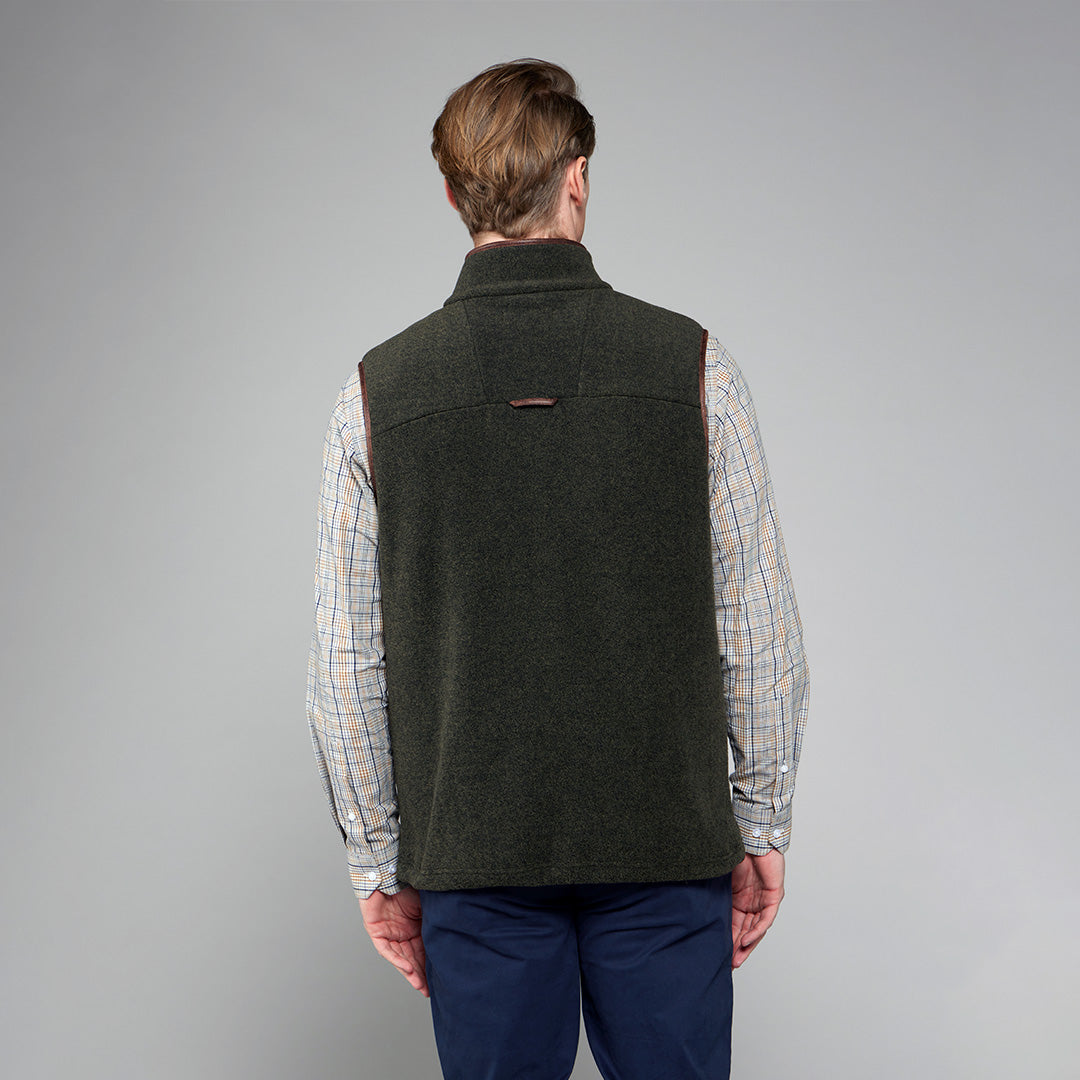 Toggi Tudor Men's Fleece Gilet #colour_forest-green
