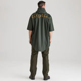 Ridgeline Unisex Poncho #colour_deep-forest