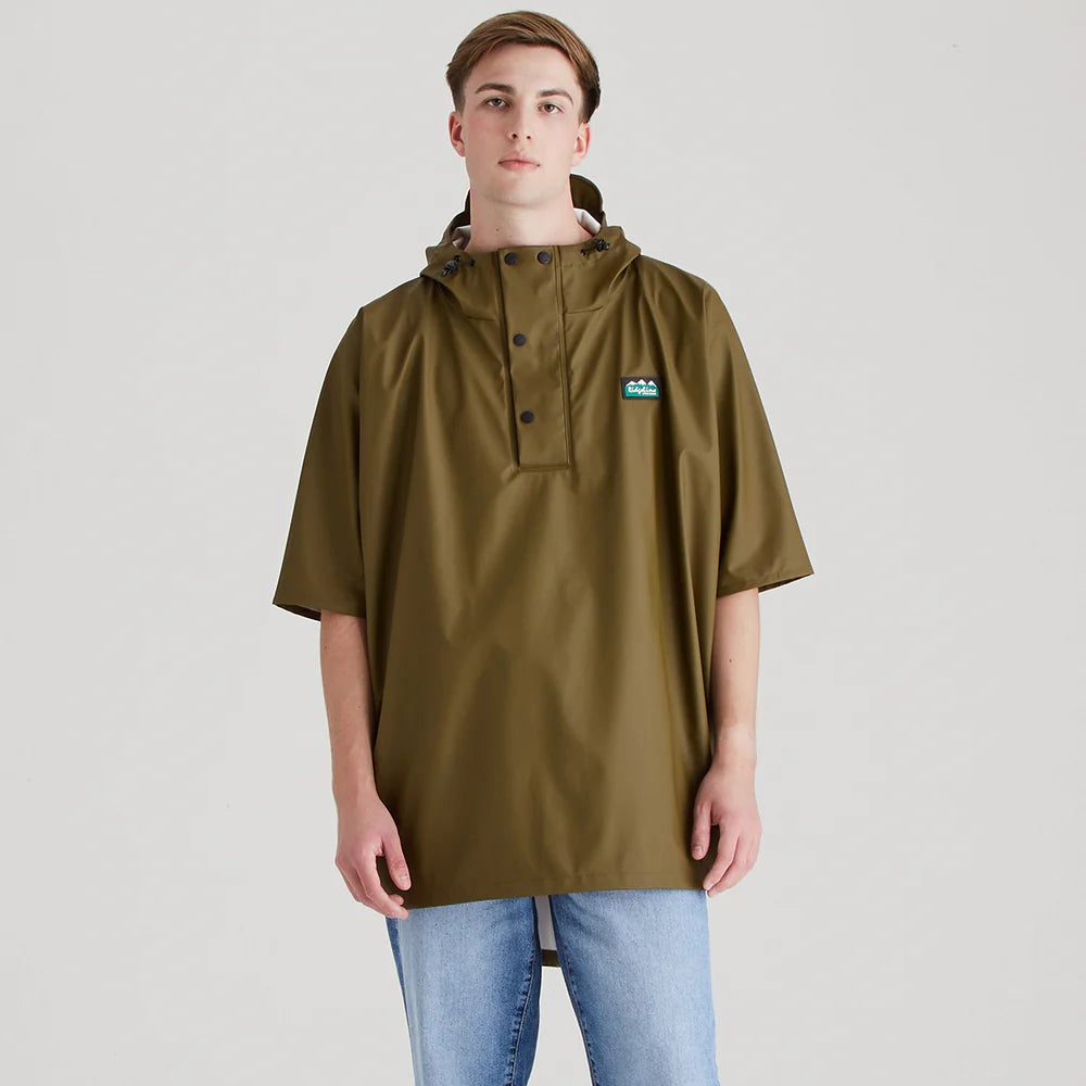 Ridgeline Unisex Poncho #colour_teak