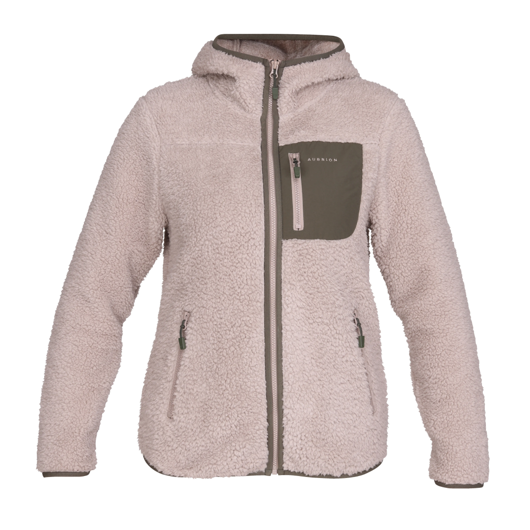 Shires Aubrion Clement Fleece Jacket #colour_taupe