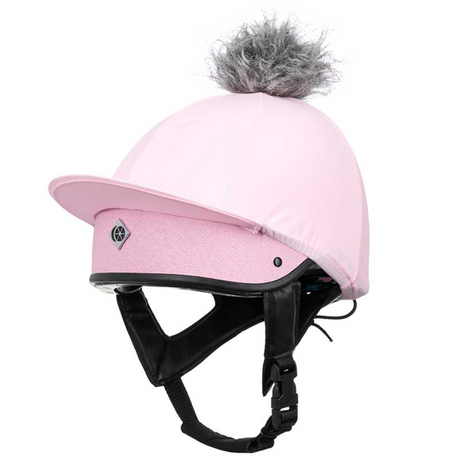 Charles Owen Harlow JS1 Pro Jockey Skull #colour_pastel-pink