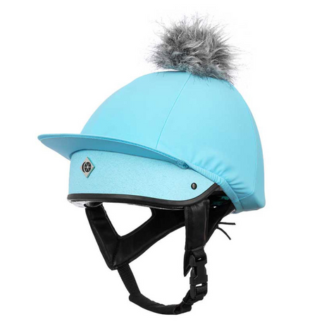 Charles Owen Harlow JS1 Pro Jockey Skull #colour_pastel-blue