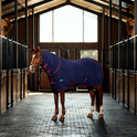 Weatherbeeta Anti-Static Fleece Cooler Combo Neck #colour-navy-burgundy