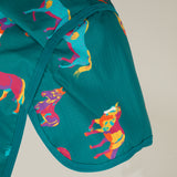 Bridleway Ontario 100g Combo Turnout Rug #colour_teal-horse