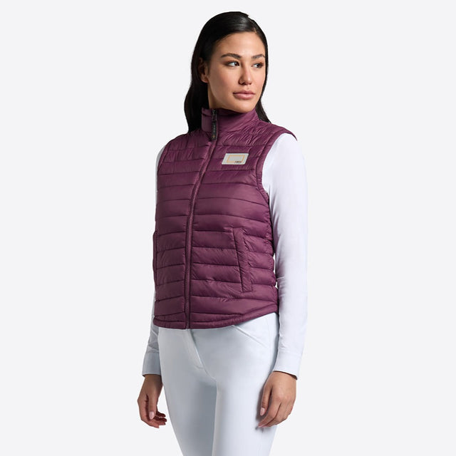 Rider's Gene Women's Bodywarmer #colour_wine