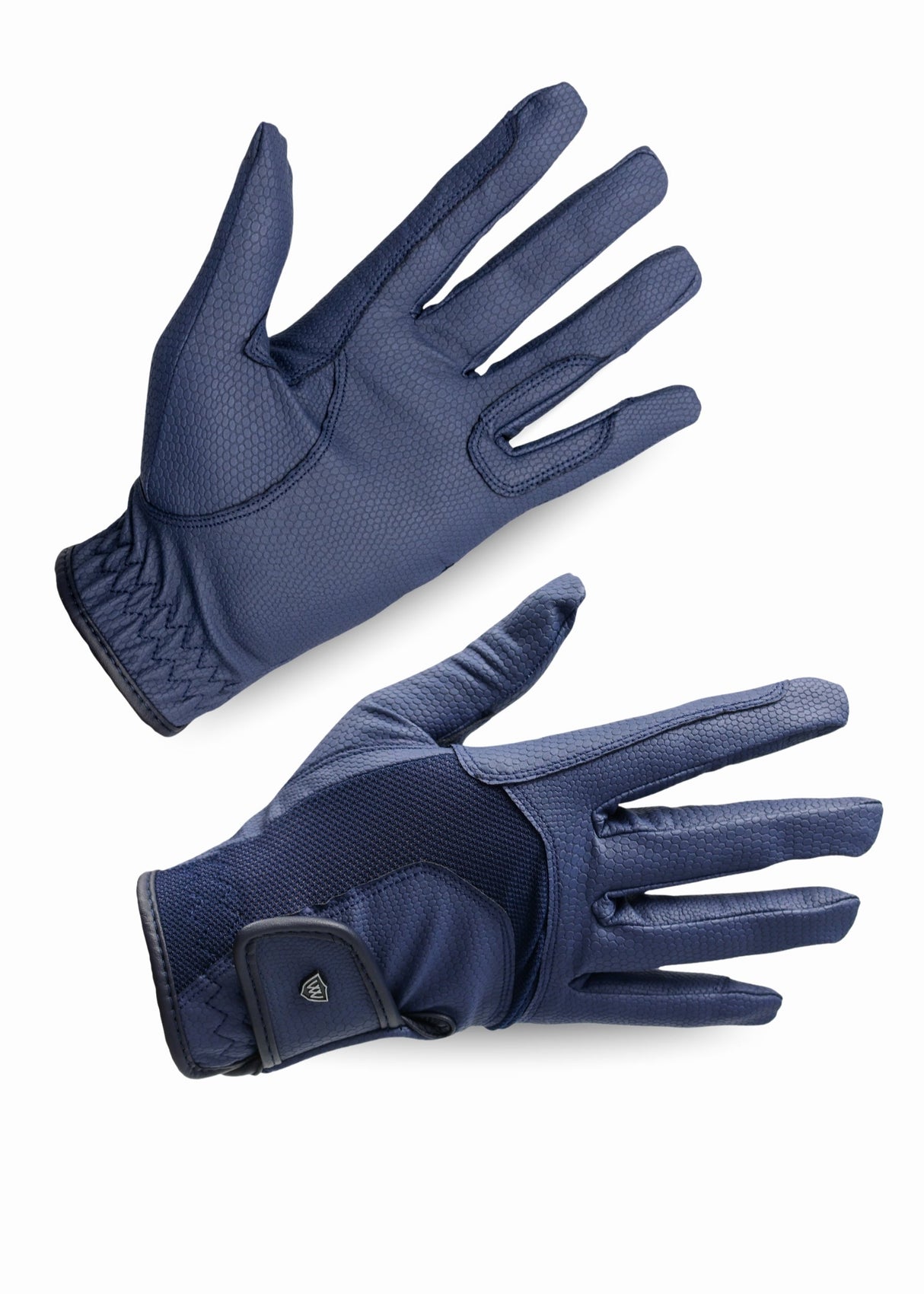 Woof Wear Reintex Mesh Riding Glove #colour_navy