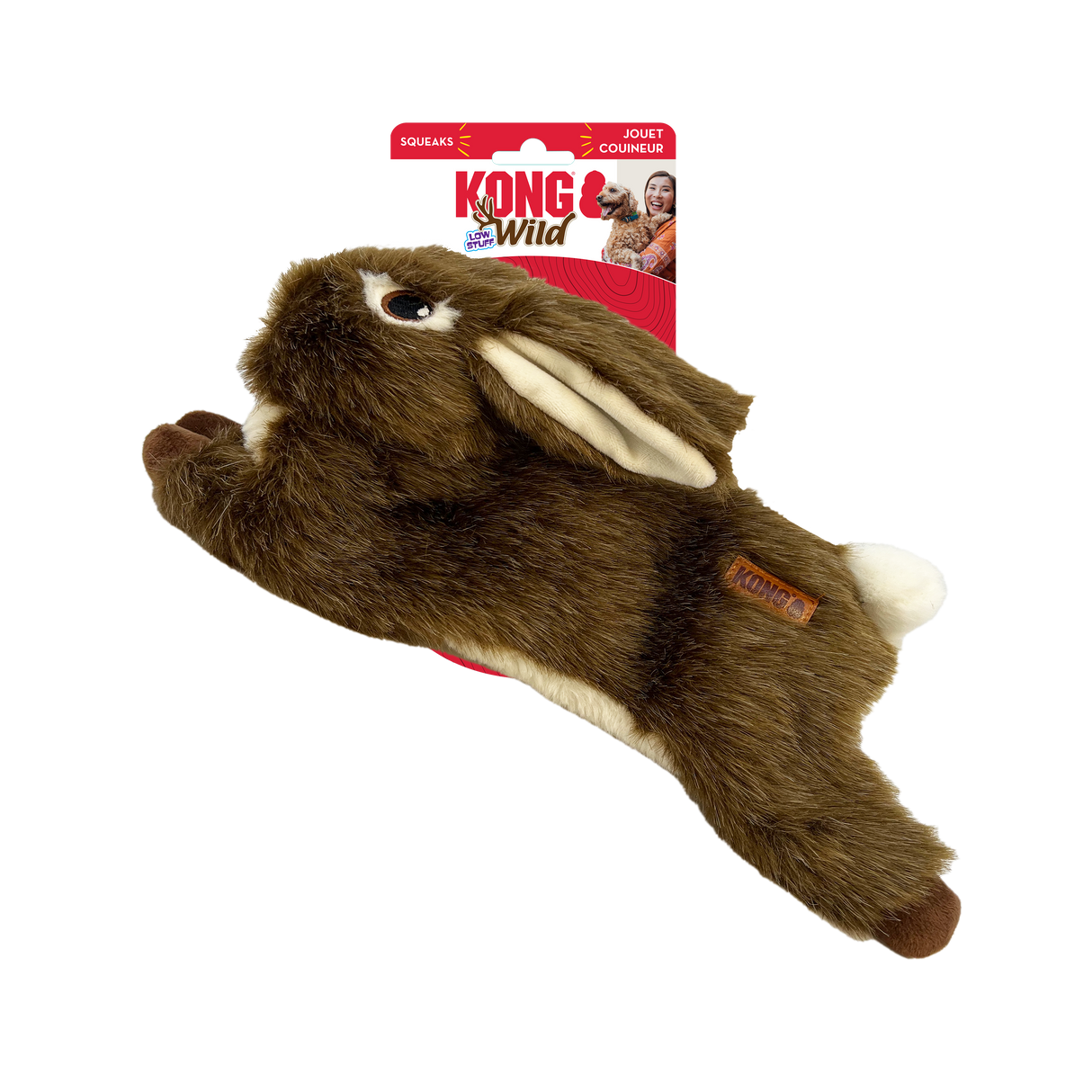 KONG Wild Low Stuff Rabbit