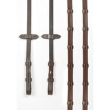 Whitaker Billet 9-Loop Reins #colour_havana