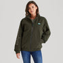 Ridgeline Womens Brumby Yard Jacket #colour_deep-forest