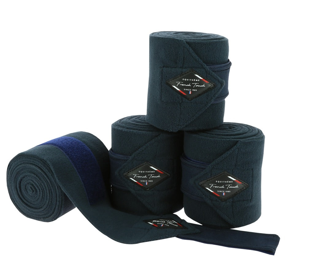 Equitheme French Touch Polo Bandages #colour_navy