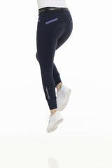 Equitheme Kylie Ladies Silicone Full Seat Breeches #colour_navy