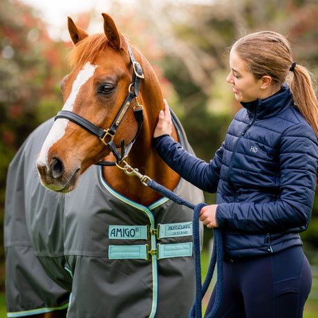 Horseware Ireland Amigo Hero 600D Ripstop Fleece Lined 50g Rug #colour_shadow-blue-haze-navy