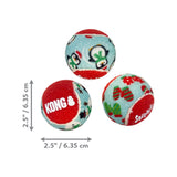 Kong Holiday Squeakair Balls Pack på 6