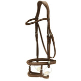 Stubben 2700 Pro-Jump Tandem Noseband Snaffle Bridle #colour_ebony-ebony 