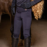 Imperial Riding Tessy Children's Full Grip Riding Tights #colour_navy