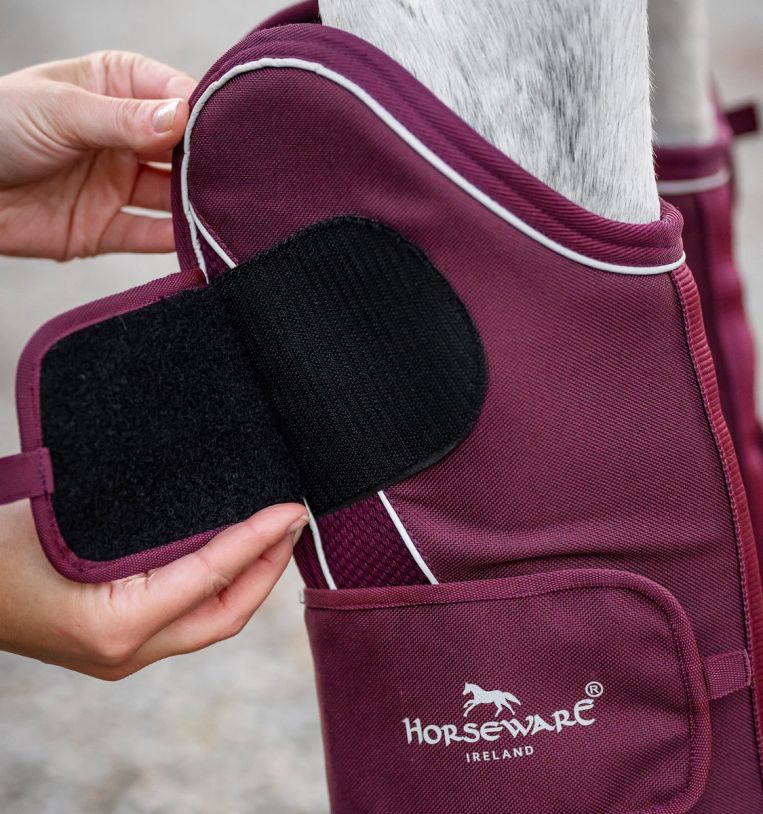 Horseware Ireland Signature Travel Boots #colour_burgundy